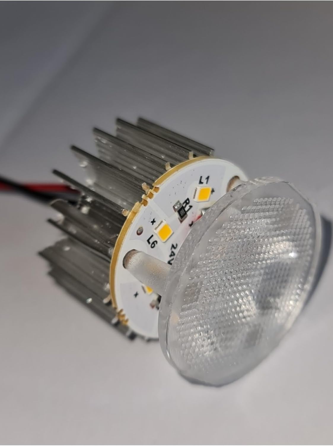 10'lu Paket Dekoratif Yuvarlak Tente Içi(Kasasız) Led Armatür 24v Beyaz Işık 6500k