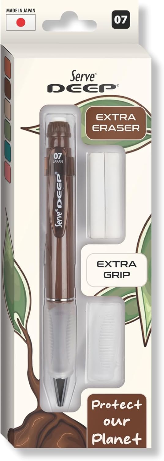 DEEP KLM & GRIP & SILGI YEDEKLI SET 07MM KAHVERENGI