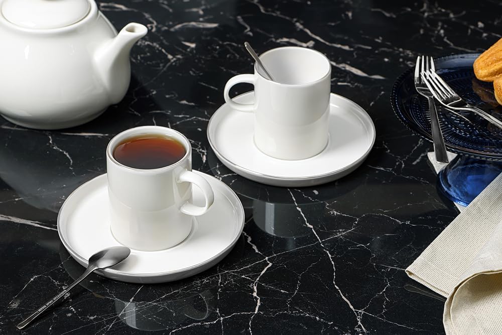 Chopin Platin 2 Kişilik Çay Fincan Takımı 200cc