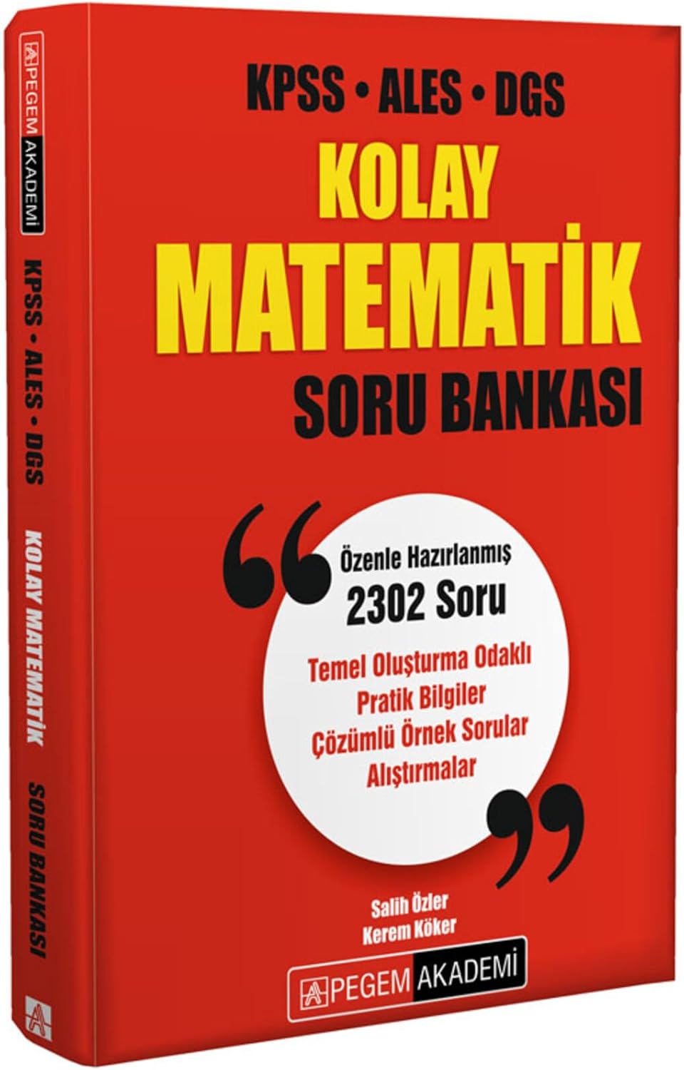 KPSS ALES DGS Kolay Matematik Soru Bankası