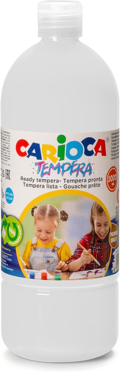 TEMPERA SULUBOYA SÜPER YIKANABİLİR BEYAZ 1000 ML.