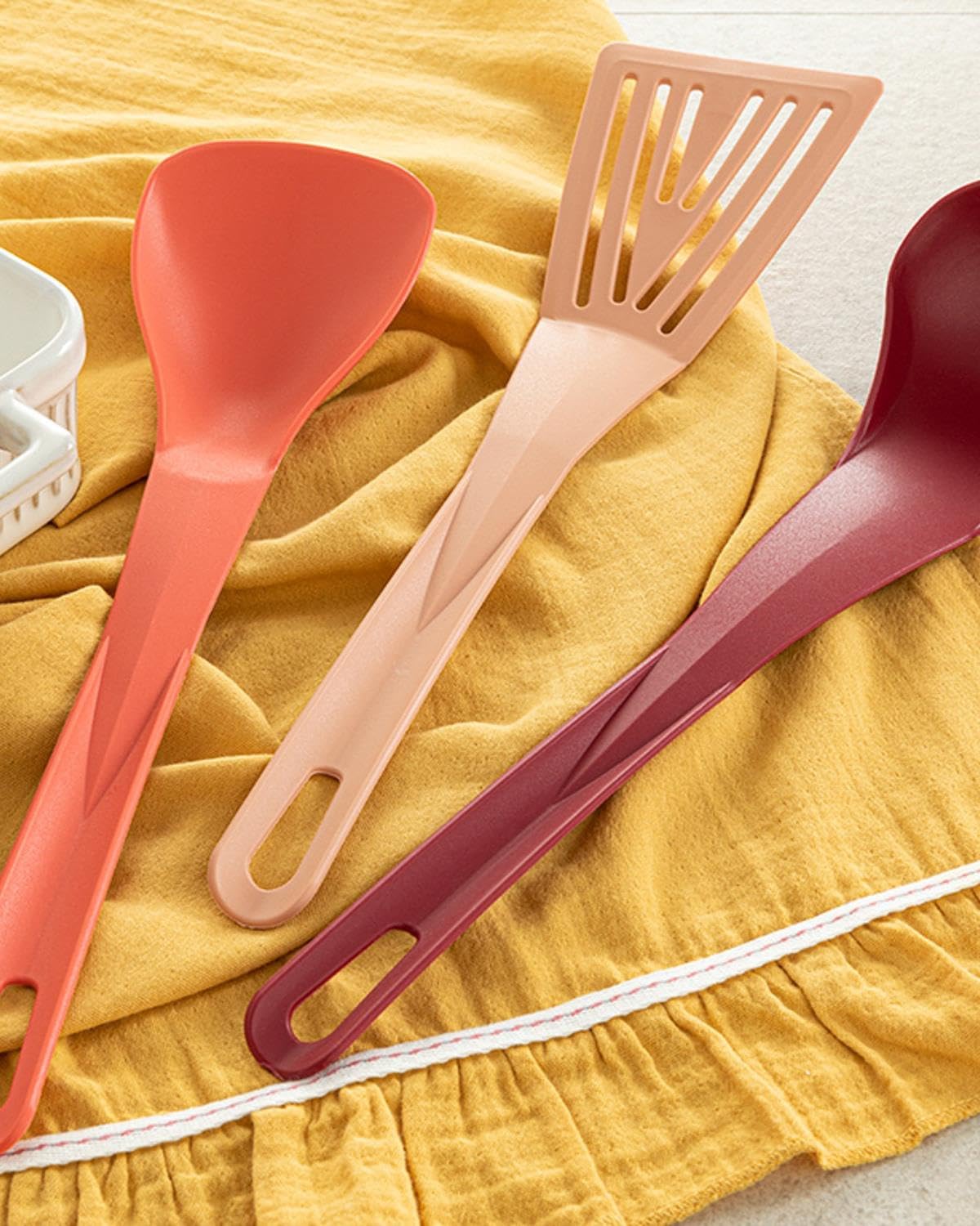 Mix Me Plastik 3 Parça Servis Seti 32 Cm Kırmızı