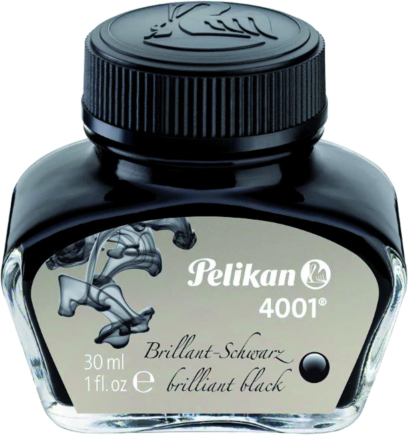 mürekkep 4001, 30 ml, parlak siyah, 1 cam
