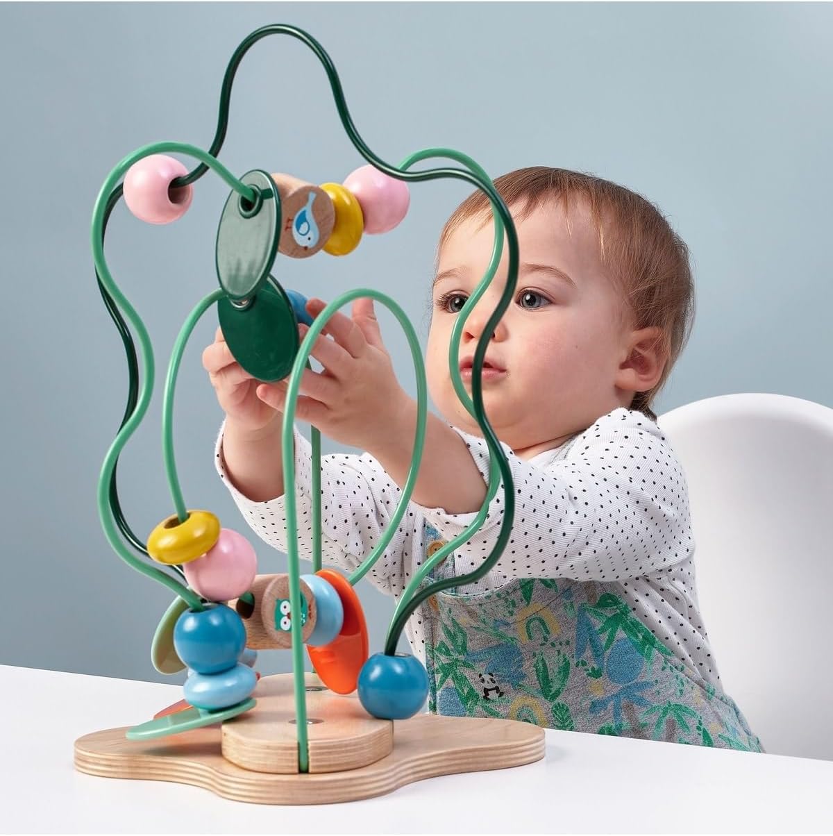 Uppsta Boncuklu Helezon Çok Renkli Bebek Çocuk Aktivite Gelişim Oyuncak Oyuncağı