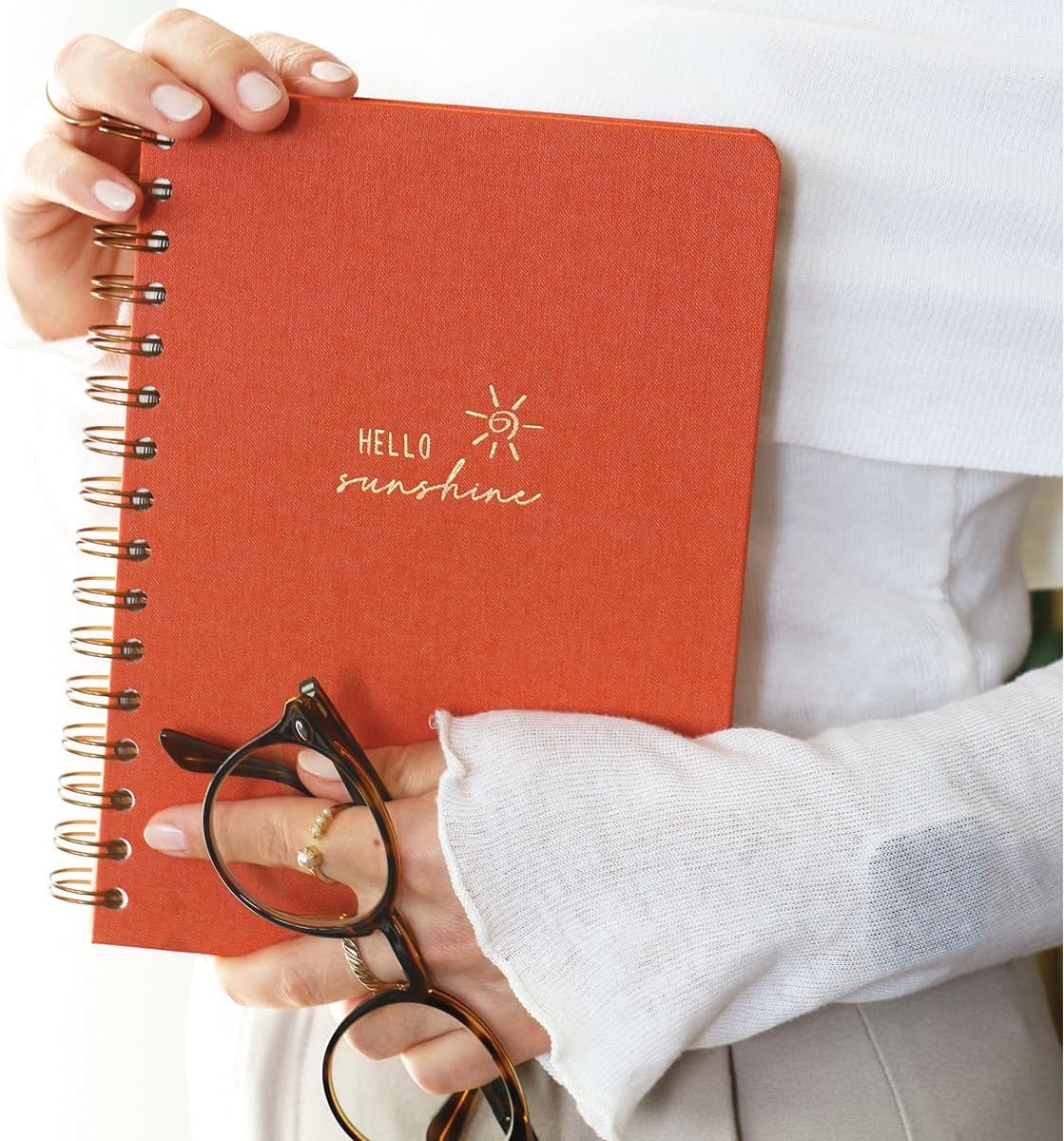 A5 Spiralli Sert Kapak Kareli Tarihsiz Not Defteri