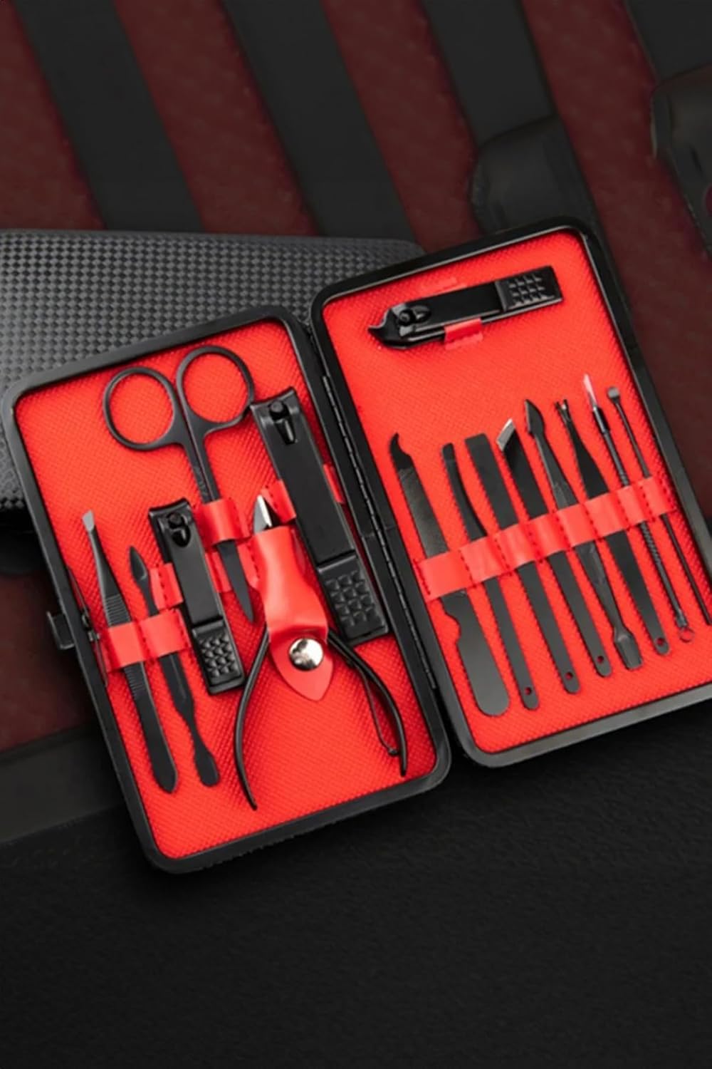 17 Parça Profesyonel Çok Fonksiyonlu Manikür Ve Pedikür Tırnak Seti