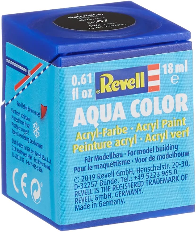 - Su Bazlı Boyası Siyah Parlak 18 Ml (36107)