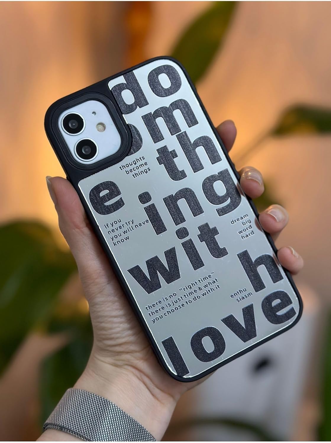 11 ile Uyumlu Aynalı Darbe Önleyici Kamera Korumalı Silikon Kılıf