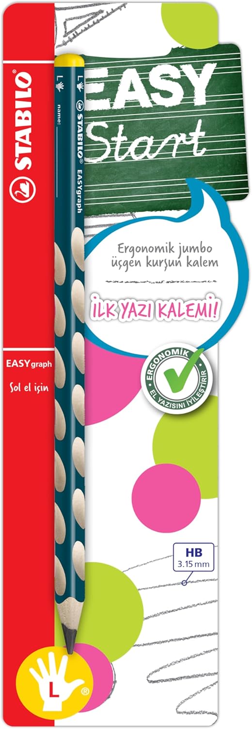 Ergonomik Kurşun Kalem - Sol El