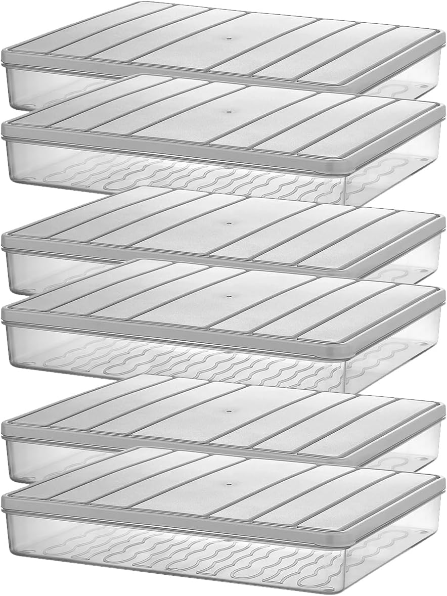 - Nora 6'lı 2.5 Litre Büyük Boy Mürdüm Saklama Kabı