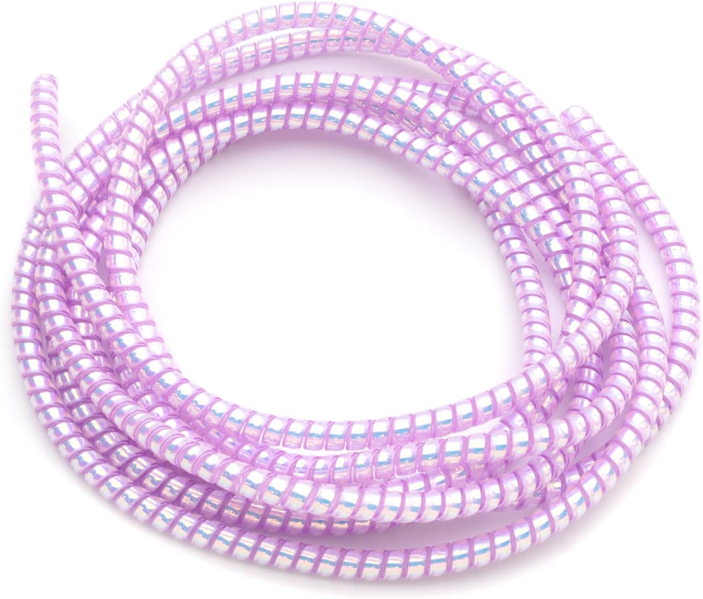 Şarj Aleti Kablosu Kablo Kordon Koruyucu Spiral Sarma Kılıf Koruma (Lazer Pembe)