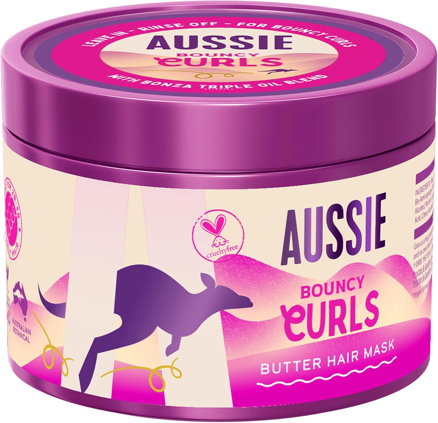 Aussie Bouncy Curls Kıvırcık ve Dalgalı Saçları Açan ve Nemlendiren Saç Maskesi 500ml