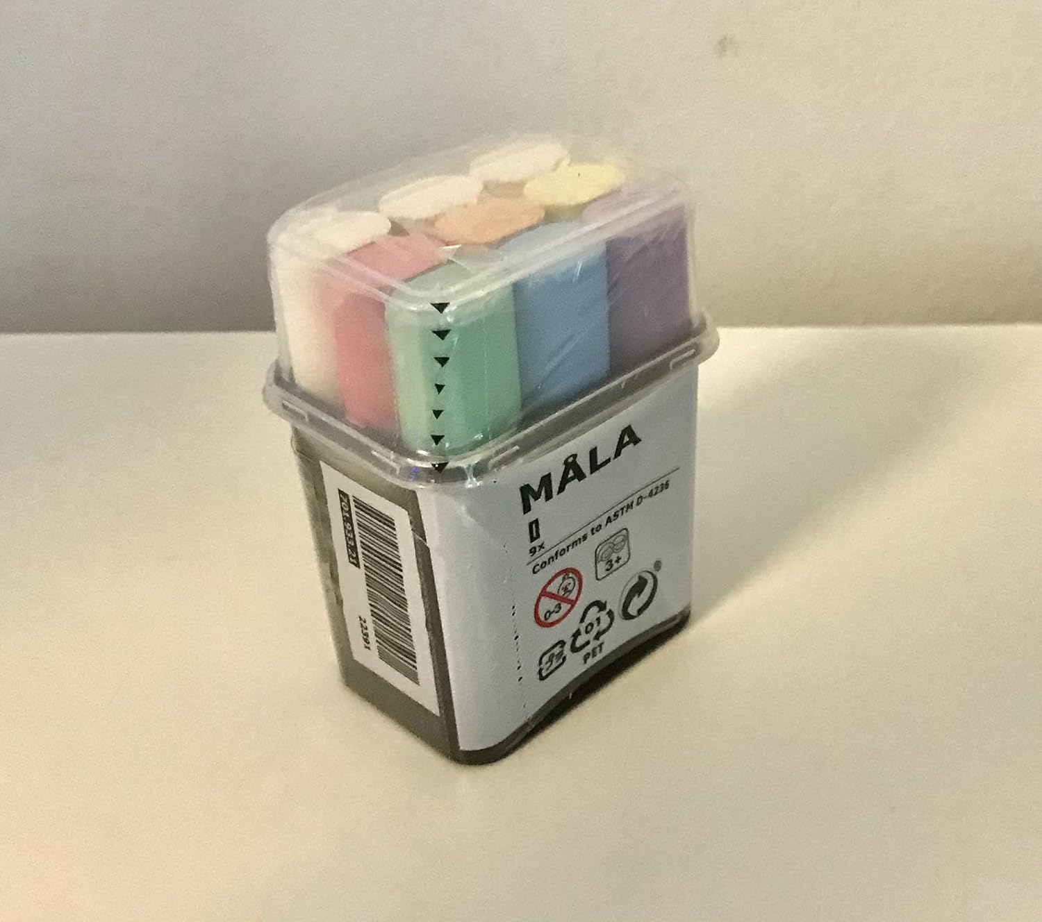 MALA tebeşir 9 adet