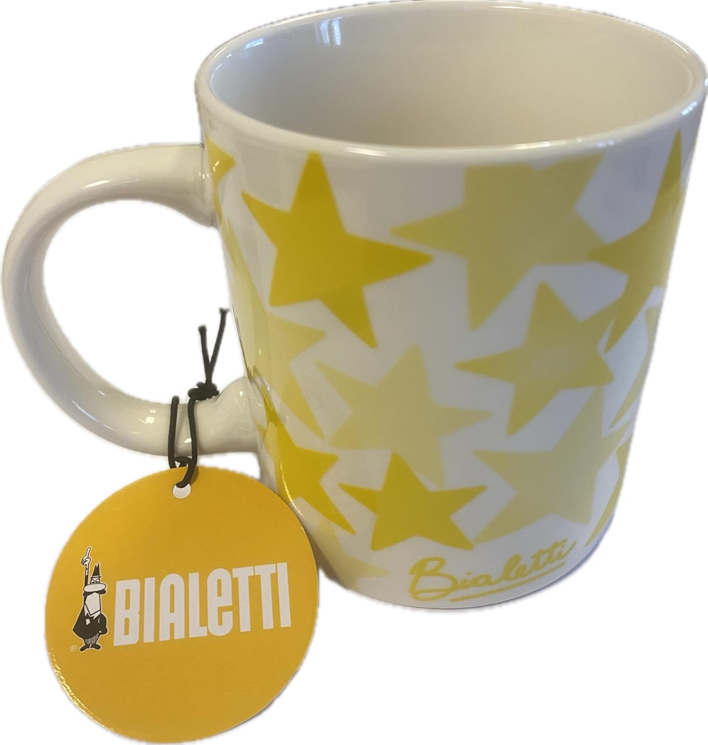 - Desenli Kahve Kupası (Sarı)