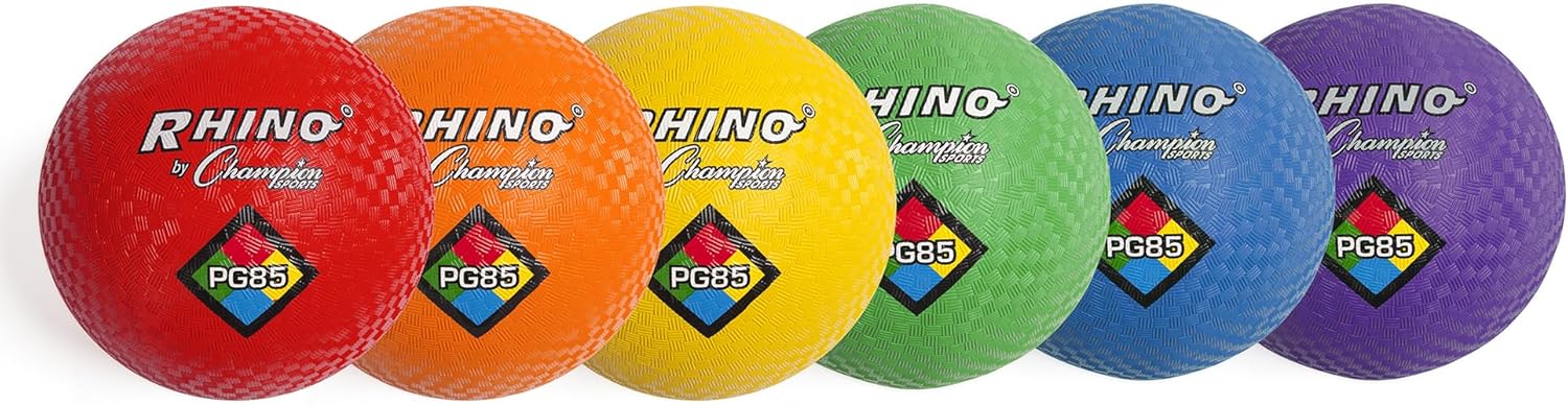 Sports Oyun Alanı Topu Seti, 8,5 inç 6'lı Set, Çeşitli