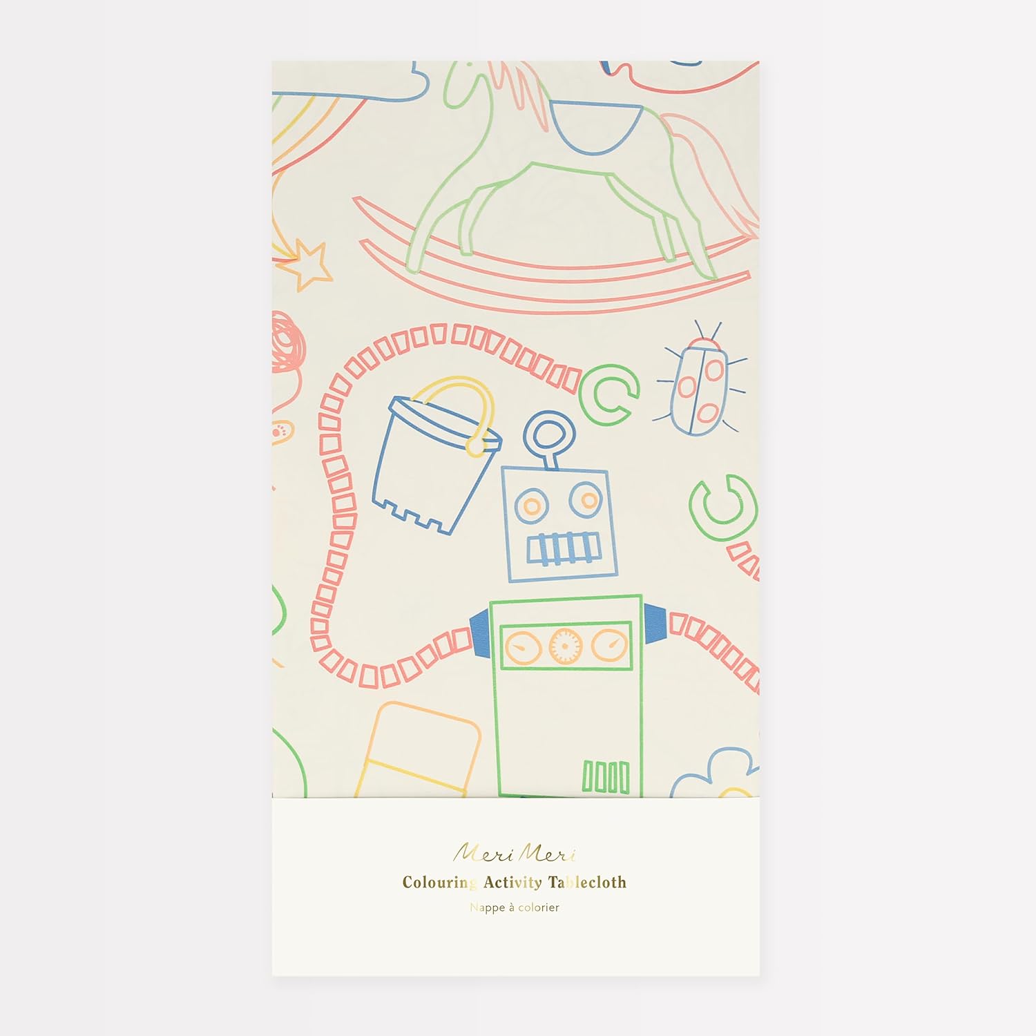 - Colour in Tablecloth - Boyama Etkinliği Kağıt Masa Örtüsü