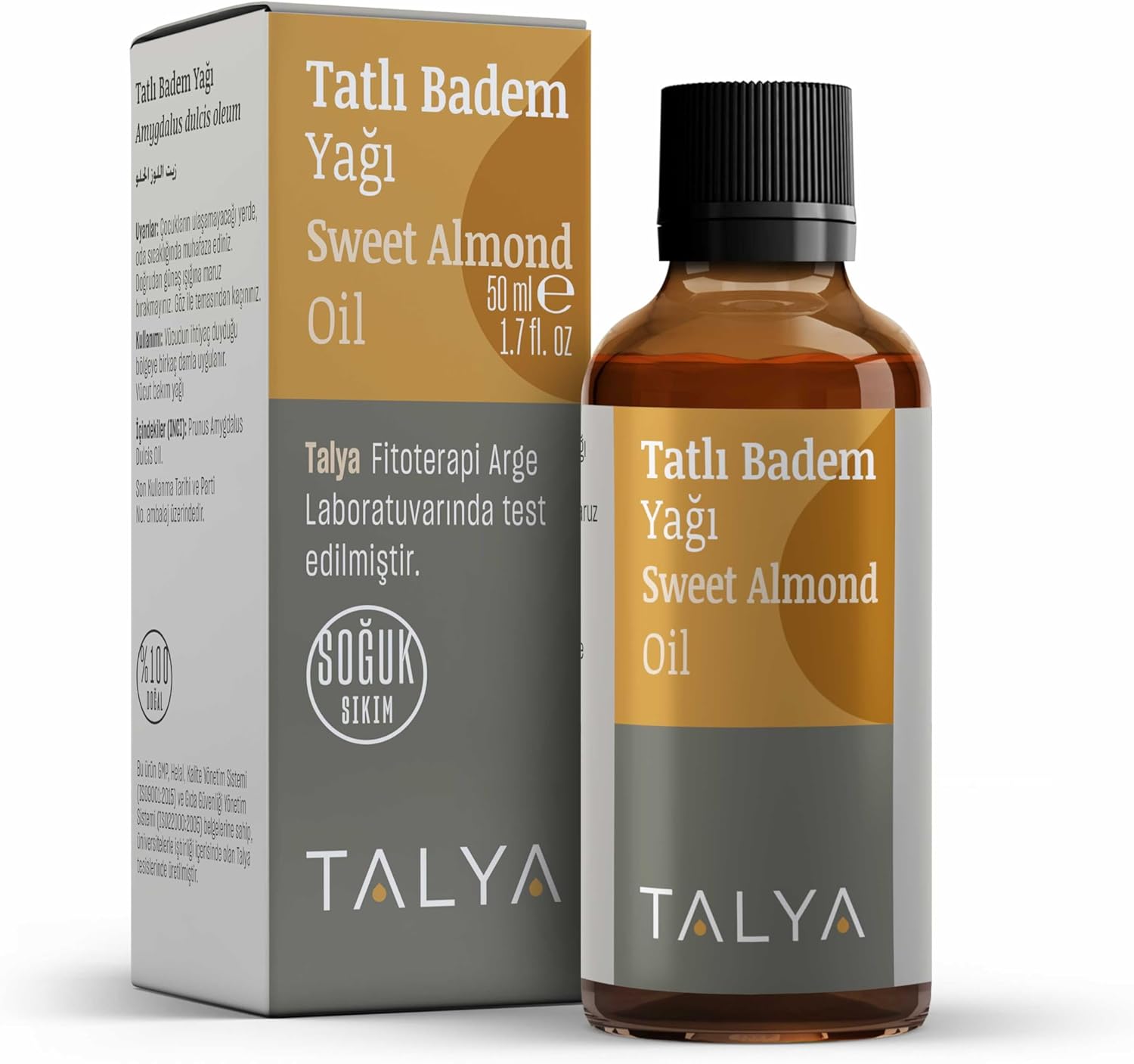 Tatlı Badem Yağı 50 ml soğuk Sıkım