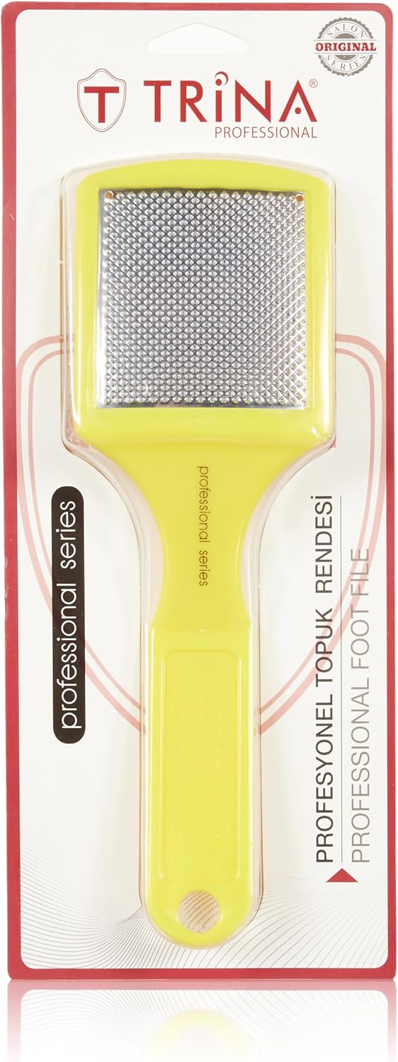 Sarı Plastik Saplı Topuk Rendesi