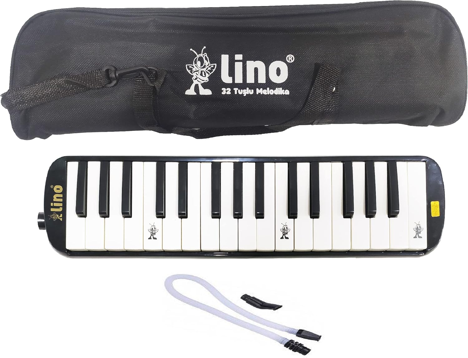 Melodika 32 Tuşlu Bez Çanta Siyah