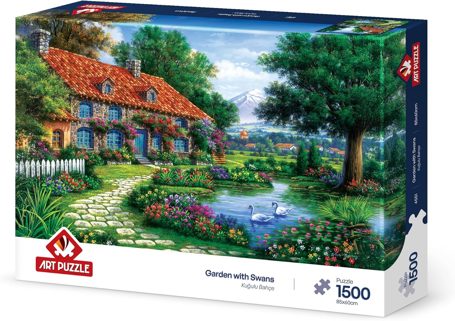 Kuğulu Bahçe 1500 Parça Puzzle