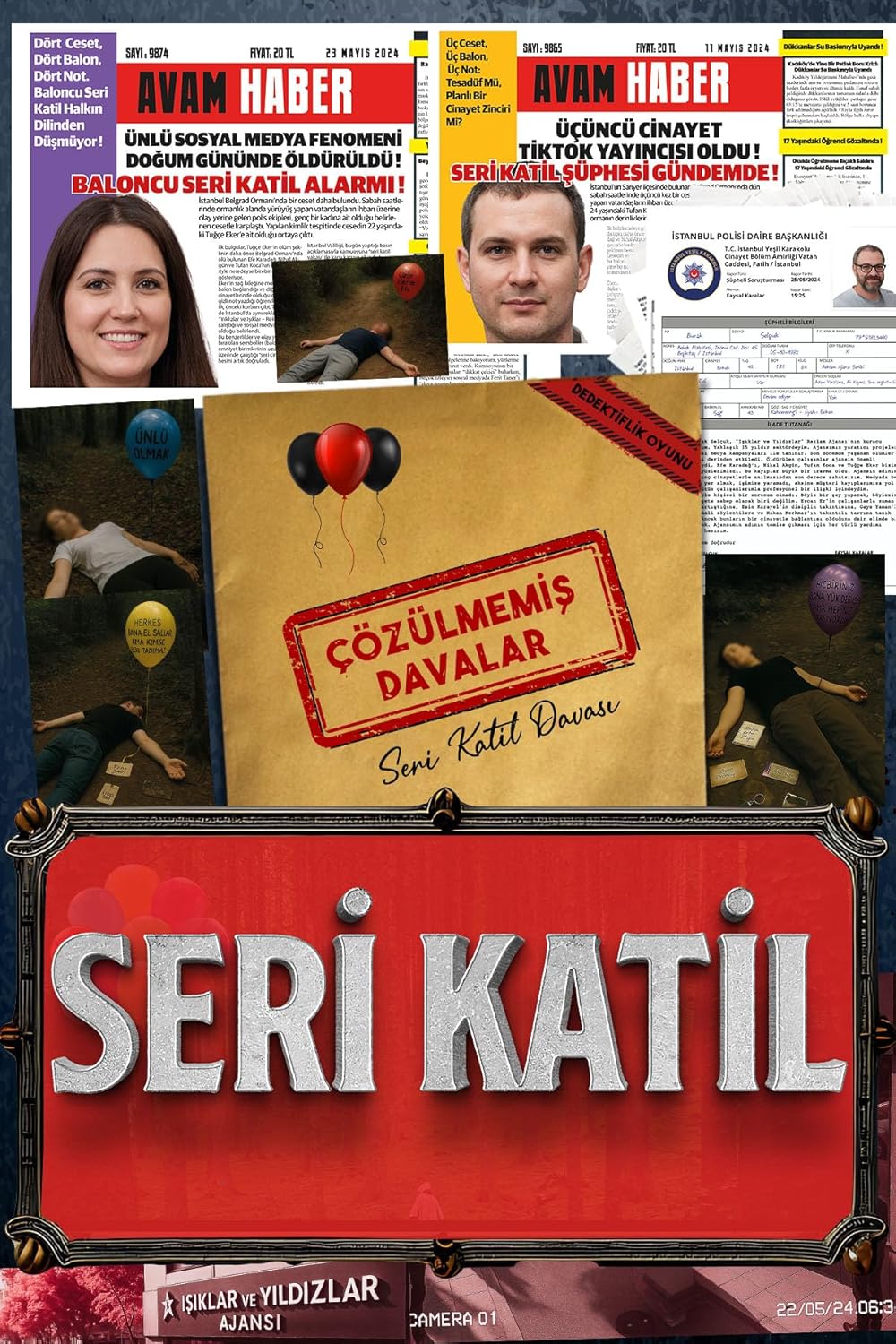 Çözülmemiş Davalar Dedektiflik Suç Çözümleme Oyunu Seri Katıil Dosyası - Gizem Bulmaca Cinayet Çözme Kutu Oyunları - Katil Bulma Dedektif Oyunu - Suçlu Kim, Cinayeti Çözebilir Misin? (Dava-7)