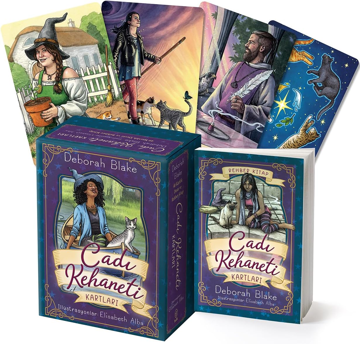 Cadı Kehaneti Kartları: 40 Kartlık Deste ve Rehber Kitap