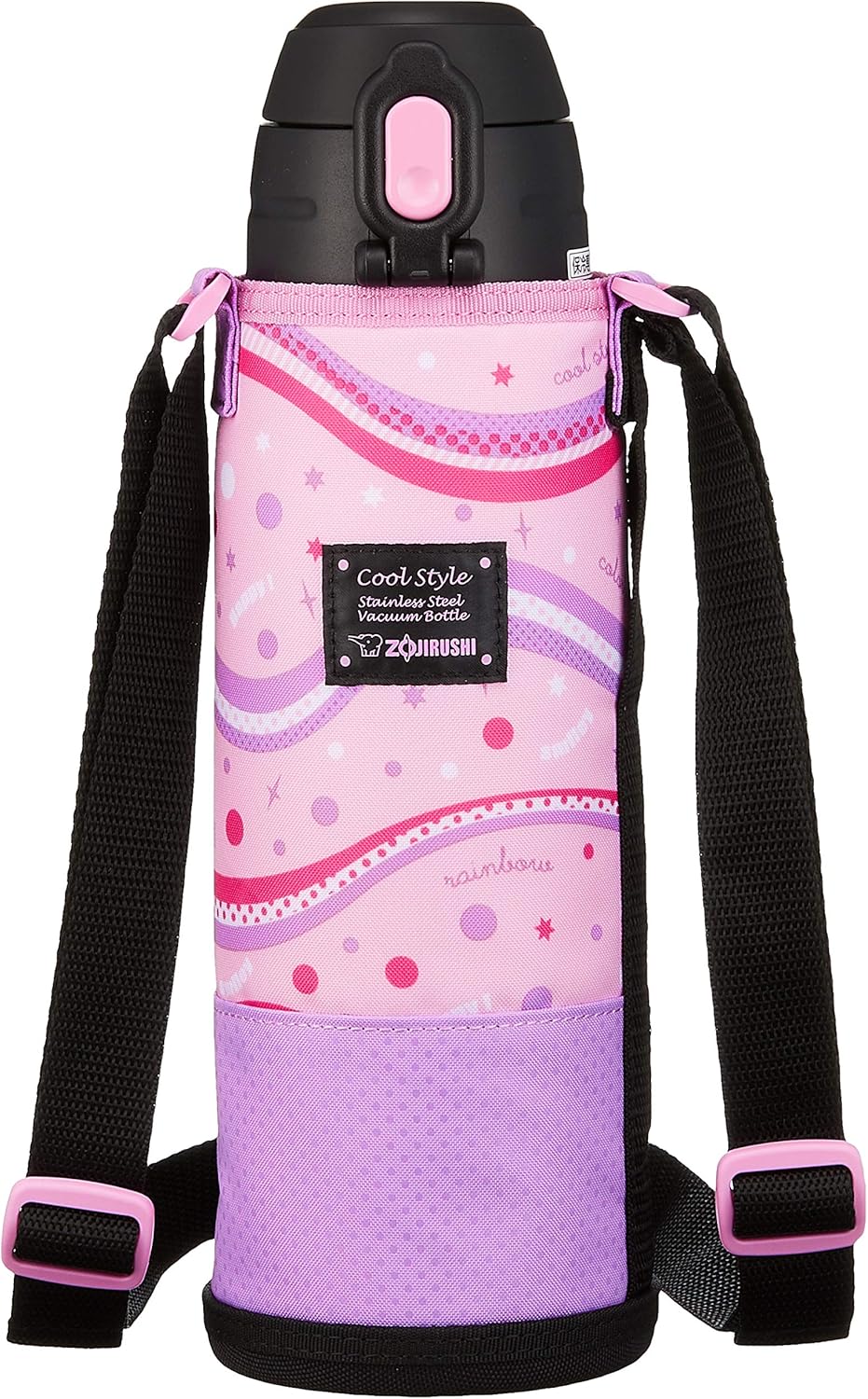 SP-JB10 Askılı Vakumlu Termos Matara 1L Mor-Pembe