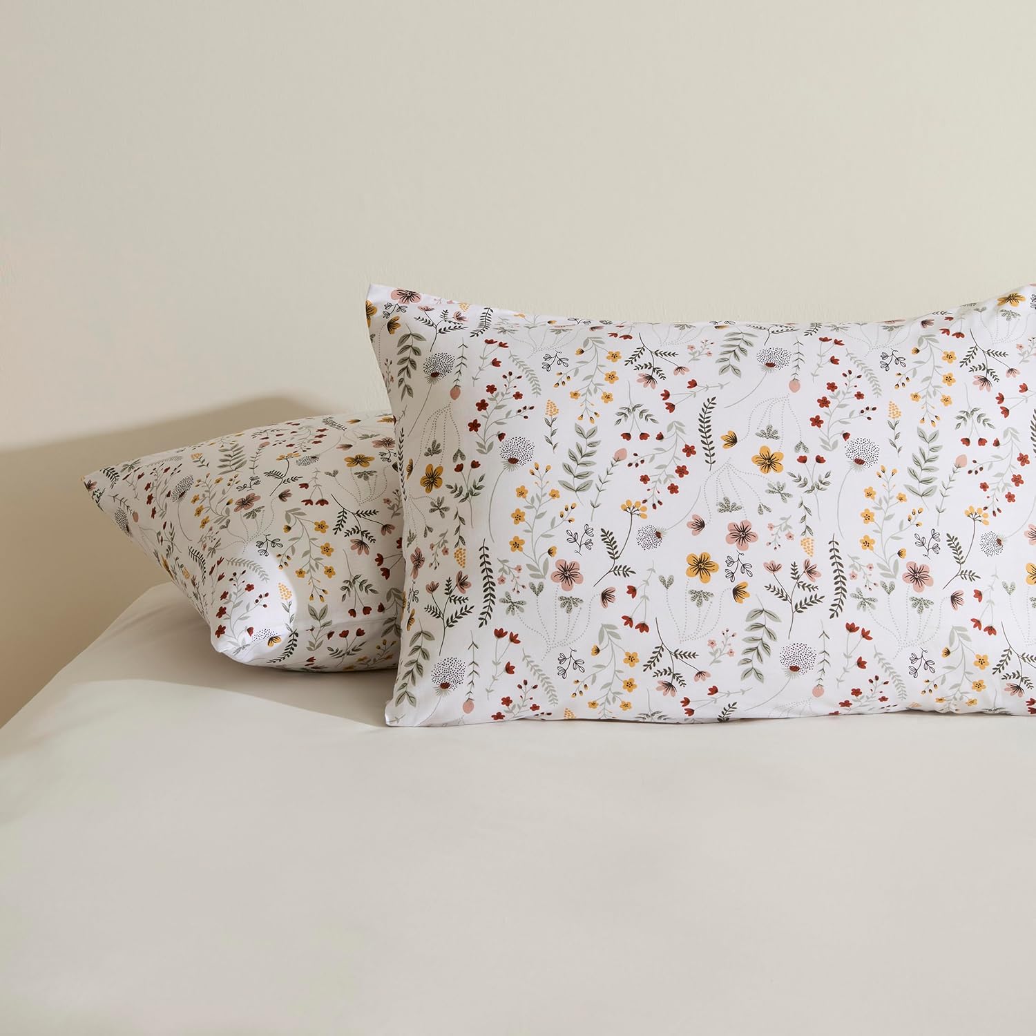 Vina%100 Pamuk 2'li Yastık Kılıfı Multicolor