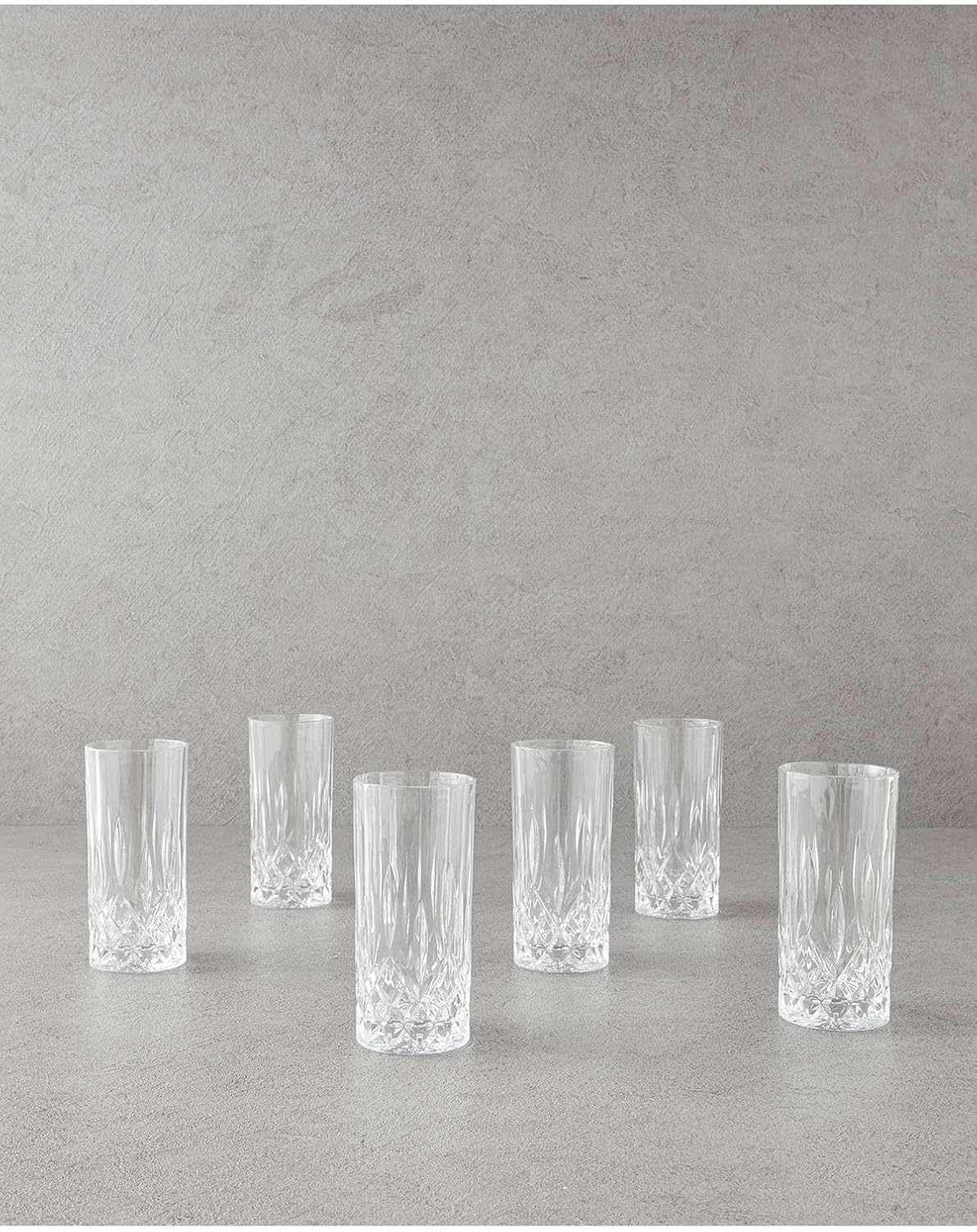 Leonora Kristalin 6'Lı Bardak 300 Ml Şeffaf