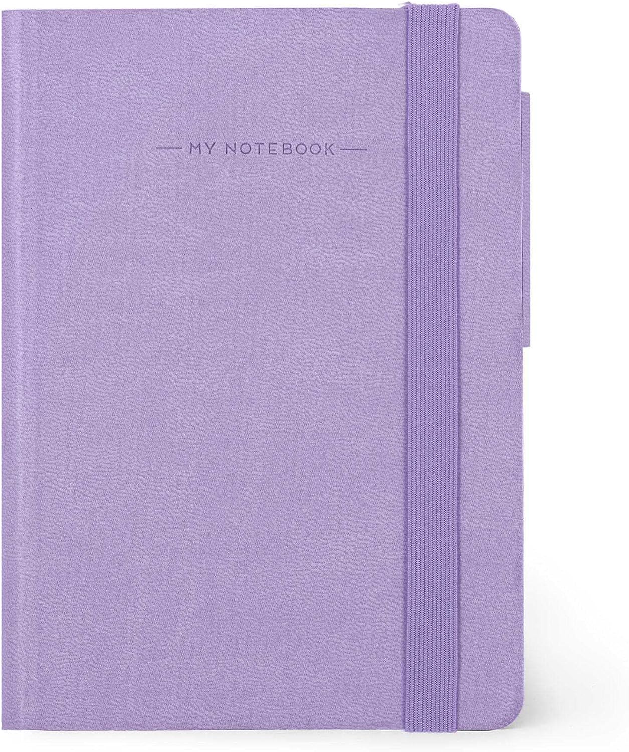 - Şeritli defter, Small,192 sayfa, yumuşak PU kapak, FSC® sertifikalı kağıtta, fildişi kağıt 90 g/m², Aylık planlayıcı, Bölüm, Yer imi, 9,5x13,5 cm, Lavanta rengi