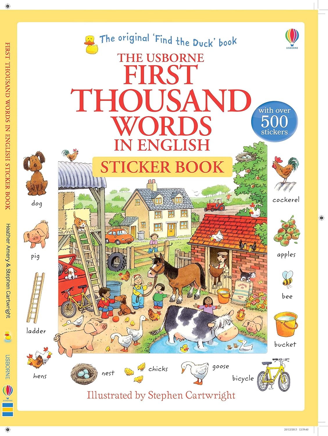 USB - First 1000 Words English Sticker Book