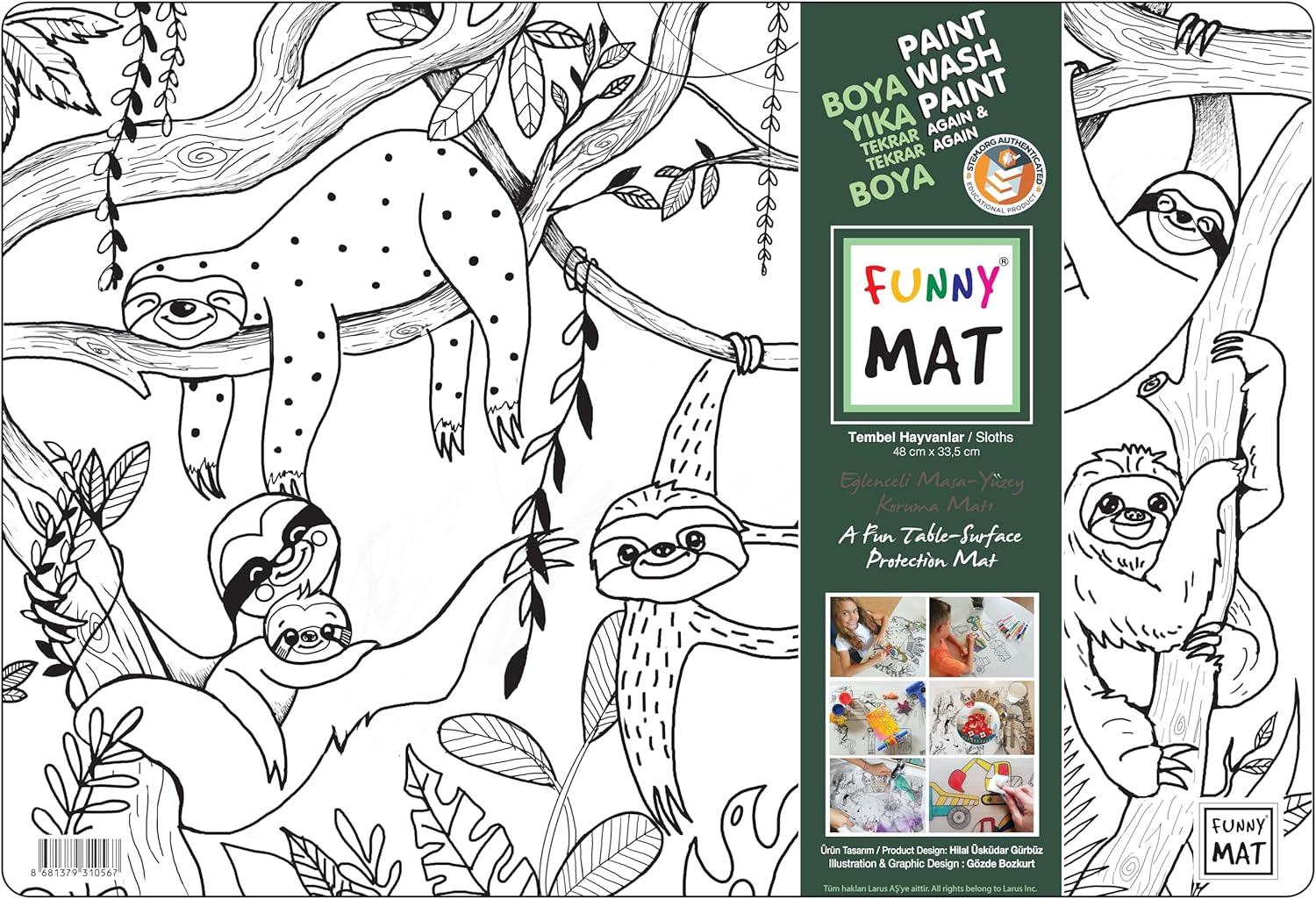 Akademi Çocuk Mat- Tembel Hayvanlar - Yeni