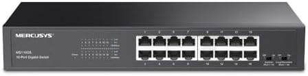 MS116GS; 16-Port Gigabit Portlu, Metal Kasalı, QoS Özellikli, Kurulum Gerektirmeyen Tak ve Çalıştır Özellikli Switch
