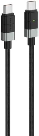 Foneng XS03 240W 200 cm PD Type-C Şarj Kablosu Siyah