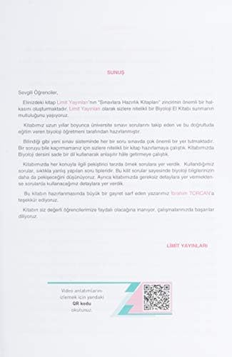 Limit TYT-AYT Biyoloji El Kitabı