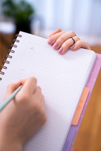 Gizli Spiralli Süresiz Planlayıcı Ajanda 17x24 Cm