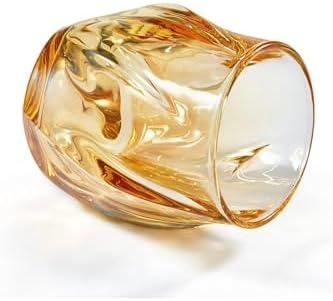 2 Adet Rengi İskandinav Tarzı Bardak Viski Kokteyl Bardağı Y17,Kehribar