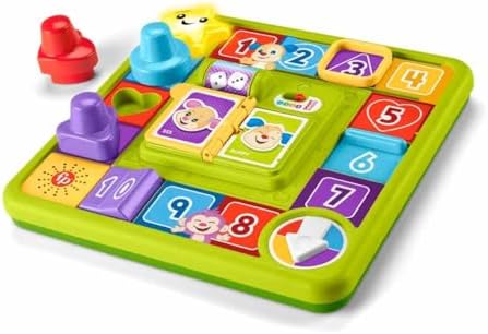 Köpekçiğin Oyun İstasyonu Müzikli Canlandırma Masa Oyunu Bebek Oyuncağı, Eğlen ve Öğren Köpekçik'in Oyun İstasyonu, Çok Dilli Versiyon HRB70