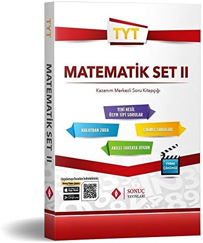 Sonuç TYT Matematik Set II Kazanım Merkezli Soru Kitapçığı (Yeni) (Kapak Değişebilir)