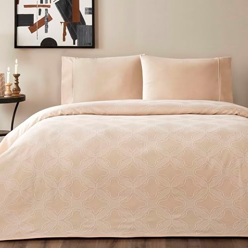 Jakar Soleya Çift Kişilik Pike Takımı Bej