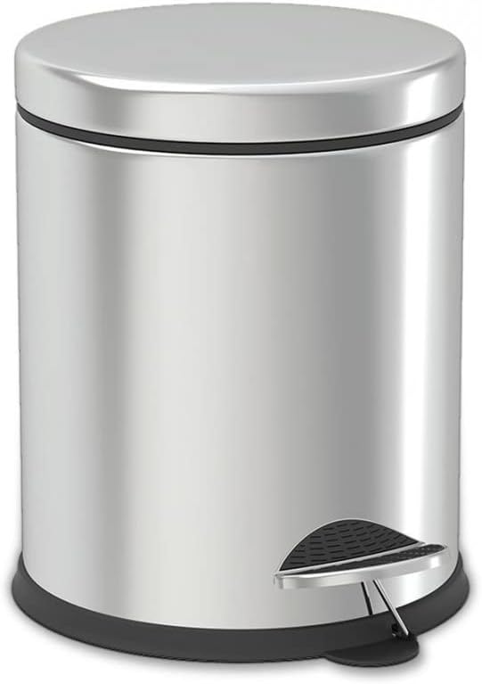 Banyo Krom 5 Lt Micro Pedallı Çöp Kovası
