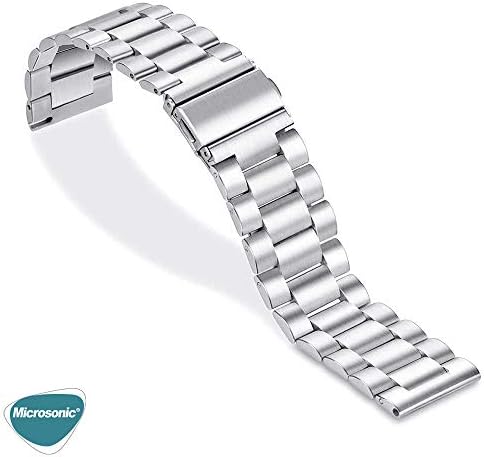 5 46mm Metal Stainless Steel için Kordon Siyah