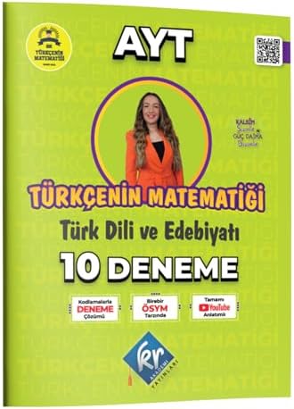 Gamze Hoca Türkçenin Matematiği AYT Türk Dili ve Edebiyatı 10 Deneme KR Akademi Yayınları
