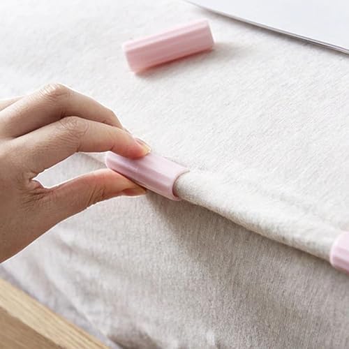 -12 Adet Çok Amaçlı Çarşaf Tutucu, Sabitleyici,Kaydırmaz Nevresim Örtü Düzenleyici Klipsler