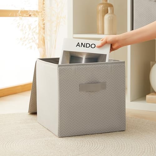 Gri Kapaklı Kutu 30 x 30 x 30 cm