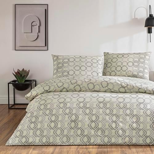 Galen Standart Pamuk Nevresim Takımı, Gri, Çift Kişilik