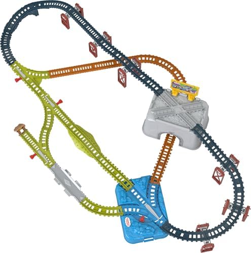 Mattel Thomas & Oyuncak Tren Paleti Seti, Connect & Kovası, Kalıp Döküm ve Motorlu Trenler için 48 Parça Genişletme Paketi, Yaş 3+ Yıl, HNP81
