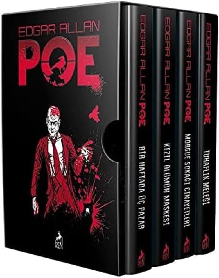 Edgar Allan Poe Bütün Eserleri - 4 Kitap Set