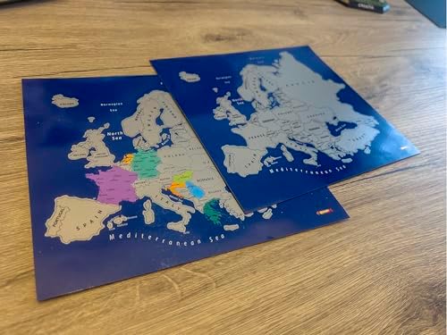 - Gez - Kazı Avrupa Haritası (Magnet, 20x18 cm)