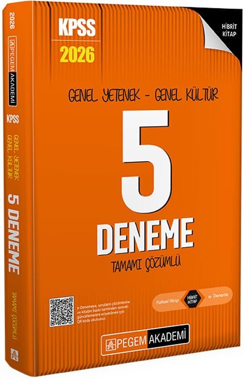 2026 KPSS Genel Yetenek Genel Kültür Tamamı Çözümlü 5 Deneme